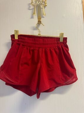 lululemon athletica Women's Bright Red Athletic Shorts